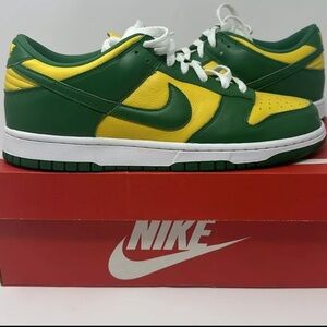 ✅NWT BRAND NEW NIKE DUNK LOW BRAZIL SHOES SIZE 10